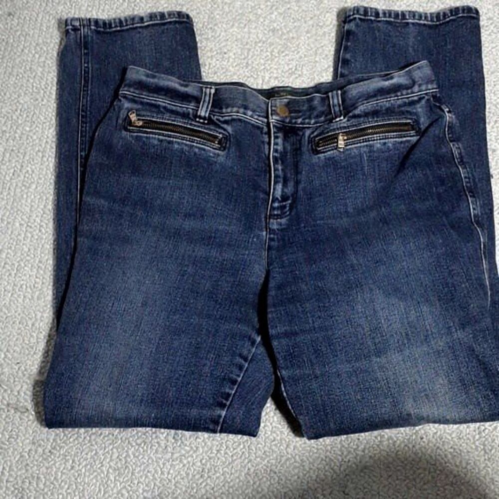 Lauren Ralph Lauren jeans 10 medium to dark wash classic m l lrl